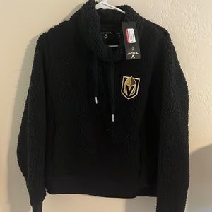 NWT Antigua Las Vegas Golden Knights Cowl Neck Sherpa